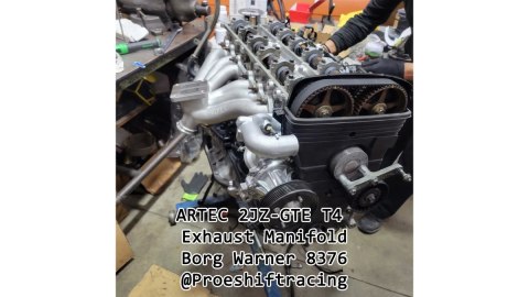 Kolektor wydechowy Toyota 2JZ-GTE T4