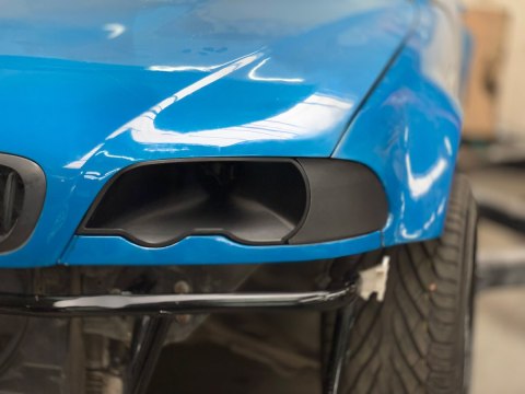 Wlot powietrza lampa BMW 3 E46 coupe cabrio strona kierowcy