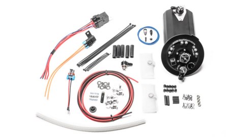 Zestaw surge tank do pomp Walbro AEM BMW E90 E91 E92 E93 N54 N55 Radium Engineering