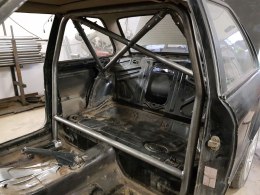 Rollbar skręcana pół klatka BMW 3 E30 White