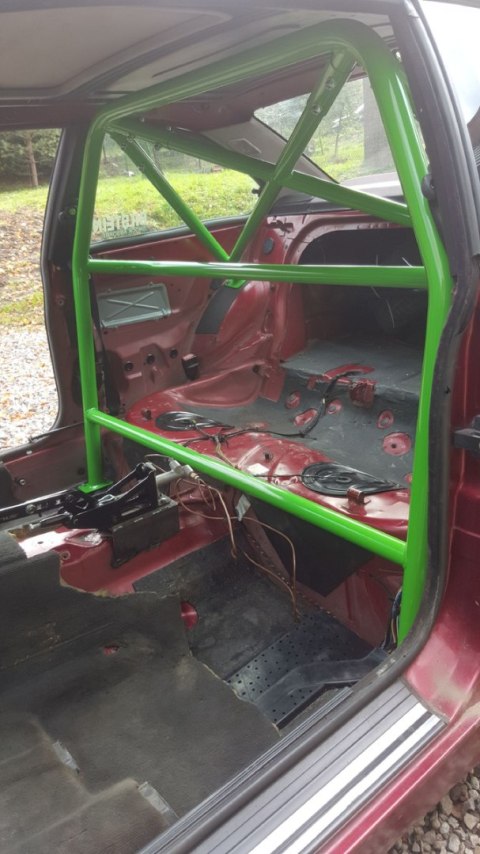 Rollbar skręcana pół klatka BMW 3 E46 Coupe Sedan Touring Black