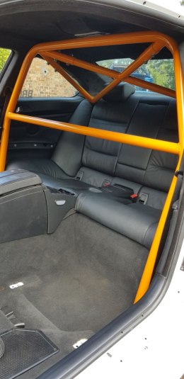 Rollbar skręcana pół klatka BMW 3 E92 Coupe White