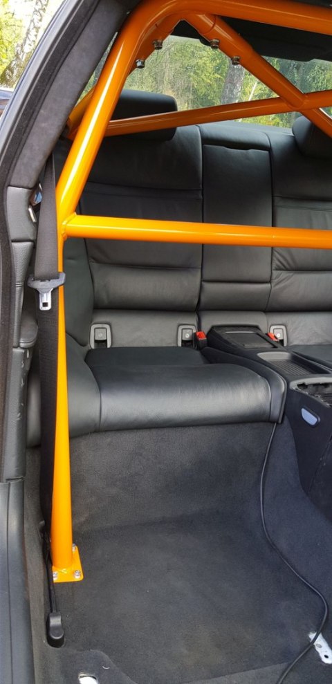 Rollbar skręcana pół klatka BMW 3 E92 Coupe White