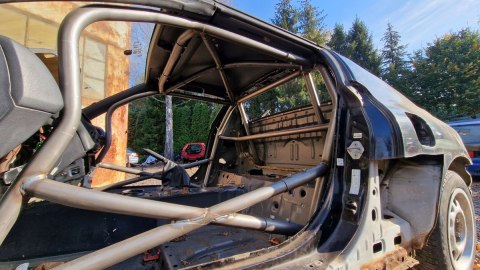 Skręcana klatka bezpieczeństwa Honda CRX Del SoL Black