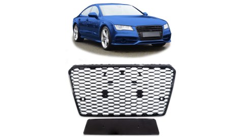 Grill Audi A7 C7 Gloss Black