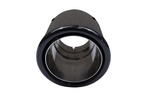Końcówka tłumika 101mm wejście 70mm Carbon Gloss