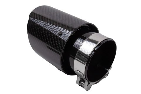 Końcówka tłumika 101mm wejście 70mm Carbon Gloss