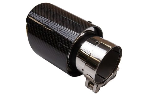 Końcówka tłumika 101mm wejście 70mm Carbon Gloss