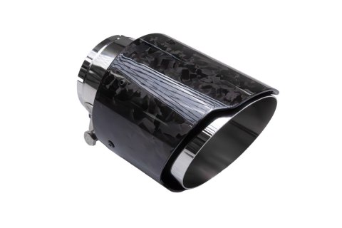 Końcówka tłumika 114mm wejście 70mm Carbon Gloss