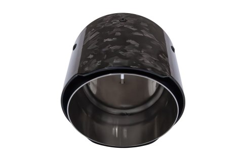 Końcówka tłumika 114mm wejście 70mm Carbon Gloss