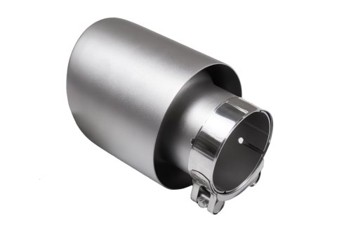 Końcówka tłumika 114mm wejście 70mm Szczotkowana