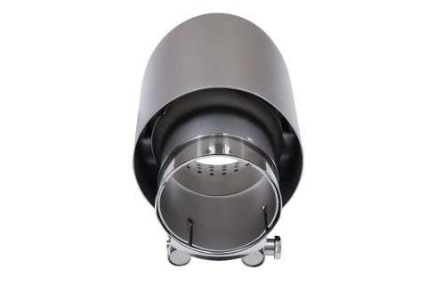 Końcówka tłumika 114mm wejście 70mm Szczotkowana