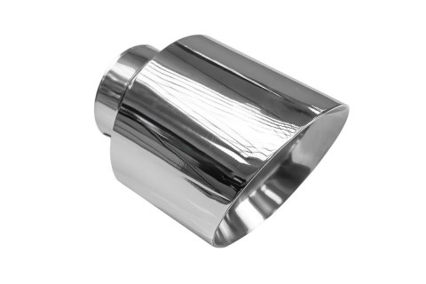 Końcówka tłumika 127mm wejście 70mm Polerowana