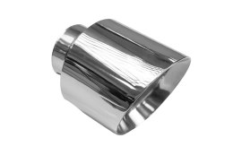 Końcówka tłumika 127mm wejście 76mm Polerowana