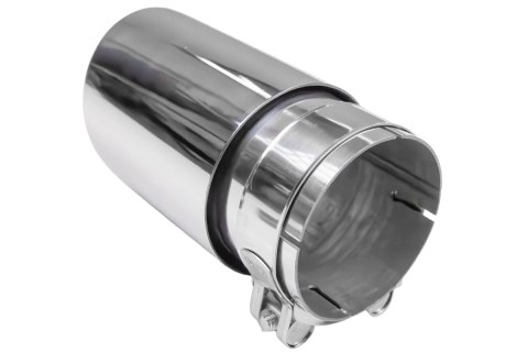 Końcówka tłumika 89mm wejście 67mm Polerowana