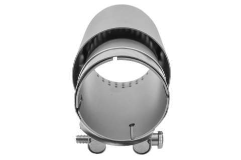 Końcówka tłumika 89mm wejście 67mm Szczotkowana