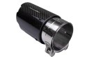 Końcówka tłumika 89mm wejście 76mm Carbon Gloss