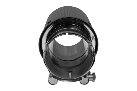 Końcówka tłumika 89mm wejście 76mm Carbon Matt