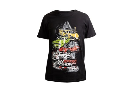 Koszulka T-Shirt SpeedShow Czarna S