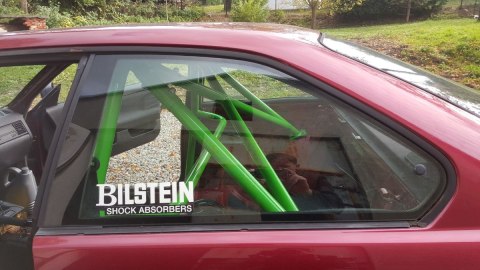 Rollbar skręcana pół klatka BMW 3 E46 Coupe Sedan Touring Red