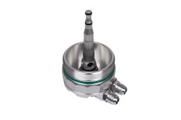 Adapter filtra oleju TurboWorks BMW M52 M54 M56 Srebrny