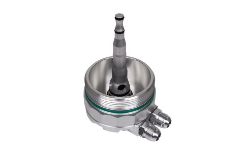 Adapter filtra oleju TurboWorks BMW M52 M54 M56 Srebrny