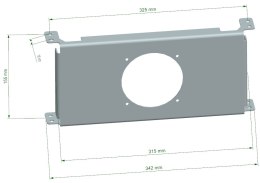 Cooling Plate TurboWorks Chłodnicy Oleju 10 rzędowej Race 4 calowy wentylator Dual