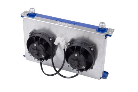 Cooling Plate TurboWorks Chłodnicy Oleju 13 rzędowej Race 4 calowy wentylator Dual