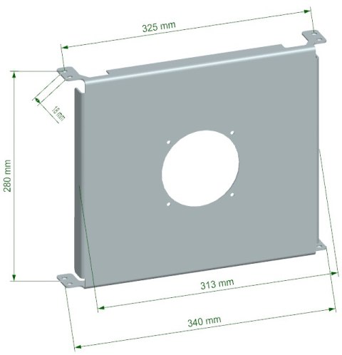 Cooling Plate TurboWorks Chłodnicy Oleju 19 rzędowej Race 4 calowy wentylator Dual