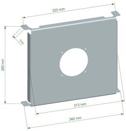 Cooling Plate TurboWorks Chłodnicy Oleju 19 rzędowej Race 4 calowy wentylator