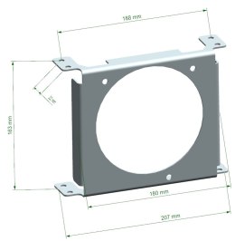 Cooling Plate TurboWorks Chłodnicy Oleju 19 rzędowej Slim 5 calowy wentylator