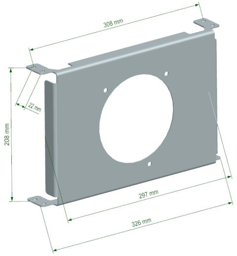 Cooling Plate TurboWorks Chłodnicy Oleju 25 rzędowej 5 calowy wentylator