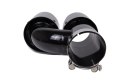 Końcówka Tłumika 101mmx2 wejście 67mm Carbon Gloss Zestaw