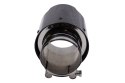 Końcówka tłumika 101mm wejście 70mm Carbon Gloss