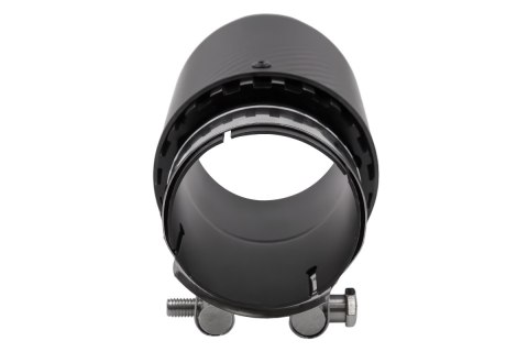 Końcówka tłumika 101mm wejście 70mm Carbon Matt