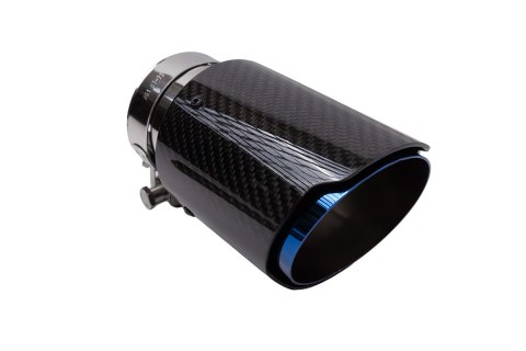 Końcówka tłumika 101mm wejście 76mm Carbon Gloss