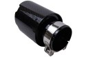 Końcówka tłumika 101mm wejście 76mm Carbon Gloss