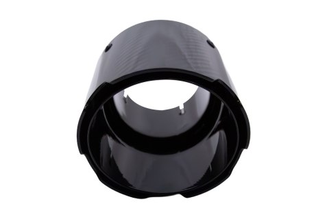 Końcówka tłumika 101mm wejście 76mm Carbon Gloss