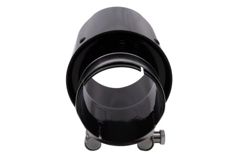 Końcówka tłumika 101mm wejście 76mm Carbon Gloss