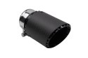 Końcówka tłumika 89mm wejście 70mm Carbon Matt