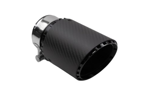 Końcówka tłumika 89mm wejście 70mm Carbon Matt