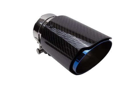 Końcówka tłumika 89mm wejście 76mm Carbon Gloss