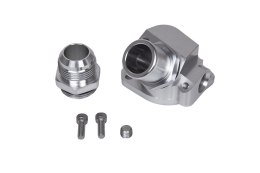 Obudowa termostatu z aluminium billet dla silników Honda serii B i D z wężem silikonowym 1.25