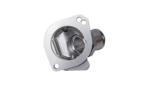 Obudowa termostatu z aluminium billet dla silników Honda serii B i D z wężem silikonowym 1.25" AN16