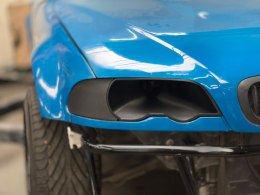 Wlot powietrza lampa BMW 3 E46 coupe cabrio strona pasażera 114mm