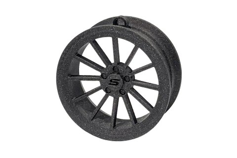 Zawieszka Slide Felga 01 Black 70mm Brelok Bombka Świąteczna