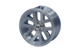 Zawieszka Slide Felga 03 Silver 70mm Brelok Bombka Świąteczna