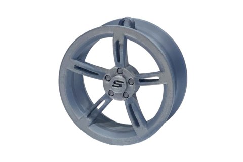 Zawieszka Slide Felga 04 Silver 70mm Brelok Bombka Świąteczna