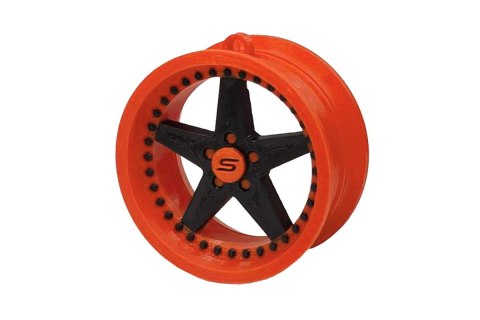 Zawieszka Slide Felga 09 Red-Black 70mm Brelok Bombka Świąteczna