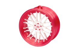 Zawieszka Slide Felga 11 Pink-White 70mm Brelok Bombka Świąteczna